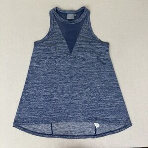 Athleta Tank Top Athletic WomenSmall Racerback Crew Neck Mesh Deep V Cutout XXS